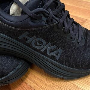 Hoka Men's Gaviota 5 Black Running Shoes Size 9D - New